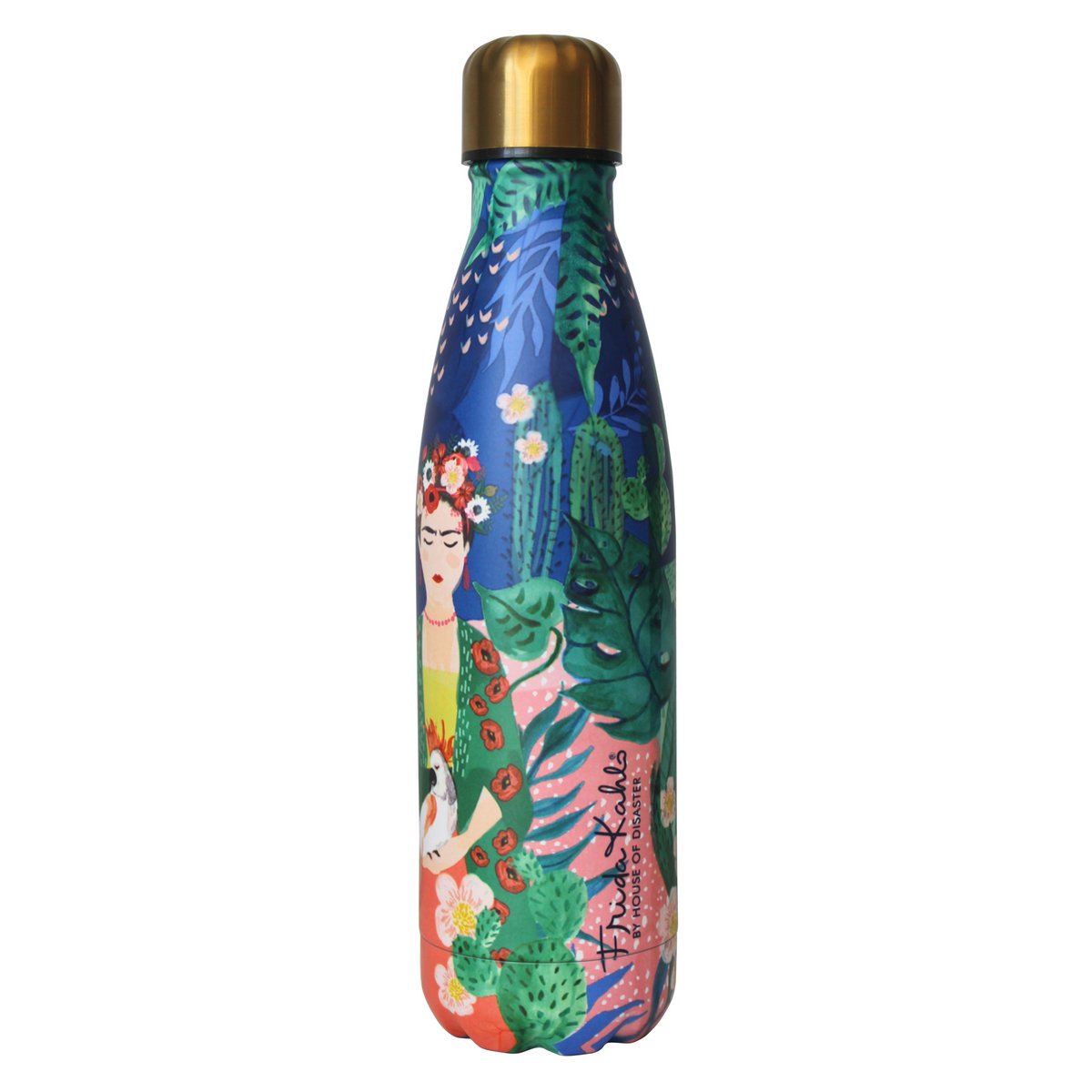 House of Disaster - Frida Kahlo - RVS drinkfles (BPA-vrij)
