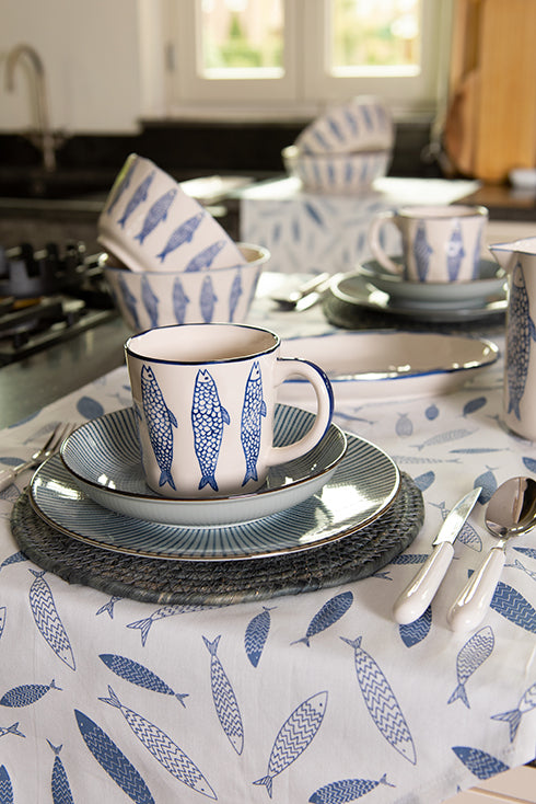 Clayre & Eef - Vissen Kleine Schaal