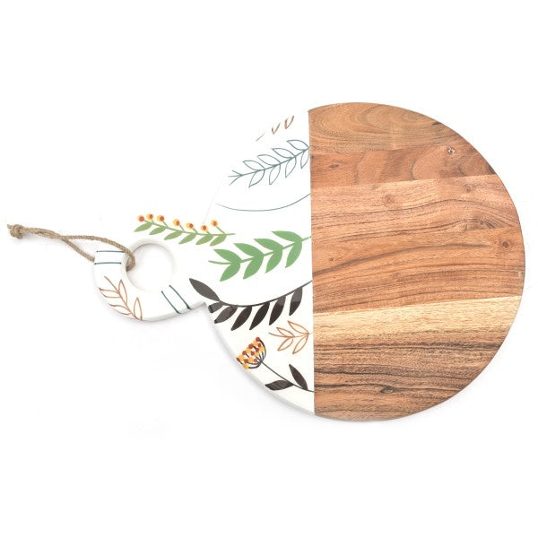 Only Natural - Serveerplank rond - Takjes