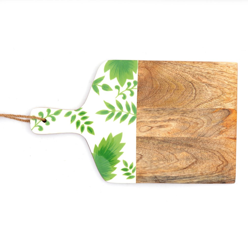 Only Natural - Serveerplank vierkant - Botanisch