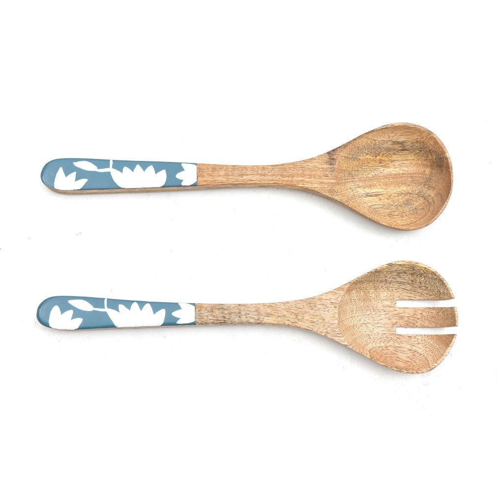 Only Natural - Slabestek - Donkerblauw bloemen