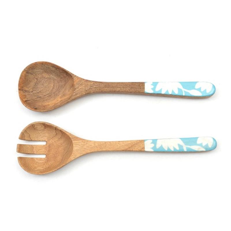 Only Natural - Slabestek - Lichtblauw bloemen